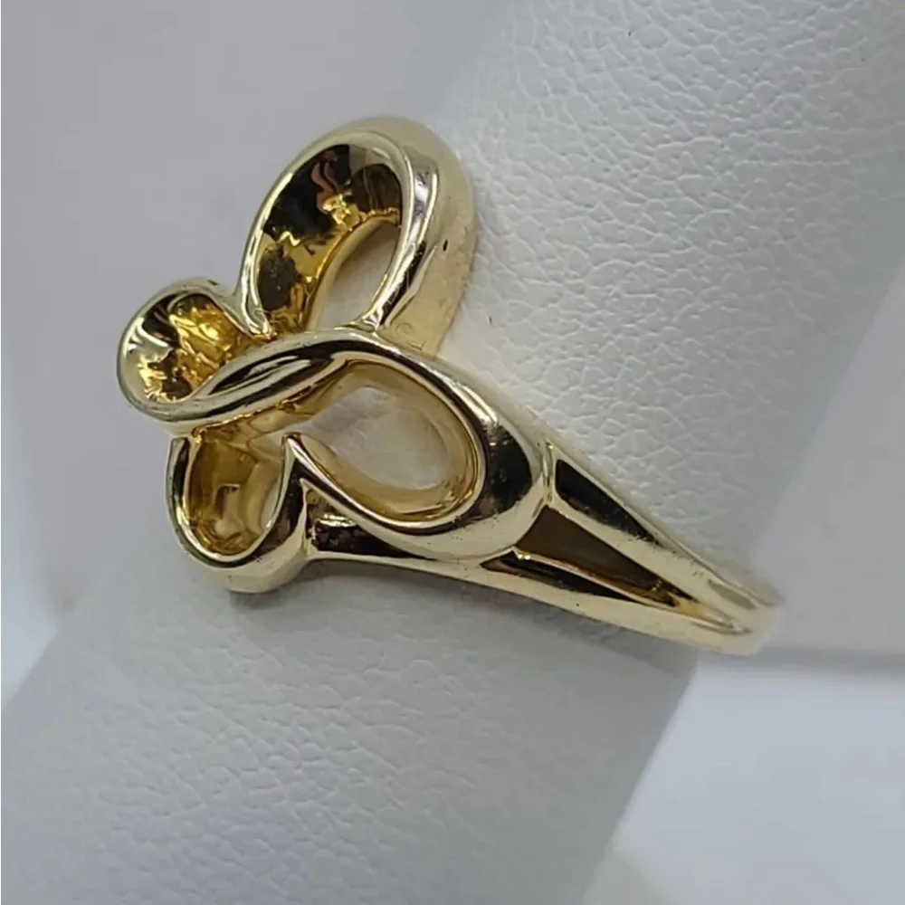 Jane Seymour Gold over sterling silver ring